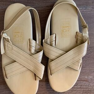 Sandals.